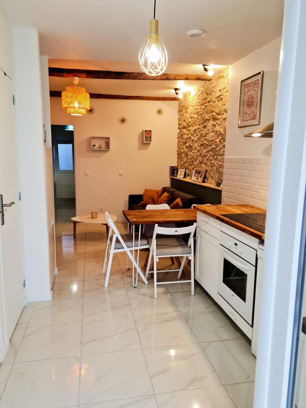 Sète, T2 cosy et atypique, Jardin Château d'eau, centre ville Extérieur photo